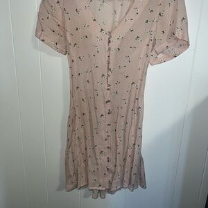 Obey mini Floral Pink Dress